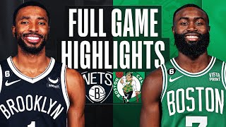 NETS at CELTICS  FULL GAME HIGHLIGHTS  March 3 2023 [upl. by Lola319]