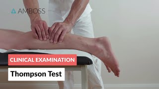 Thompson Test  Clinical Examination [upl. by Teador599]