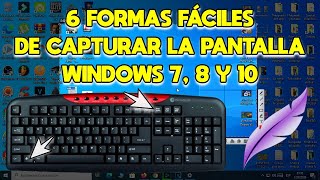 💻 Cómo Hacer CAPTURA DE PANTALLA en PC  6 Formas para Hacer SCREENSHOT en PC  Windows 7 8 y 10 ✅ [upl. by Leilamag]