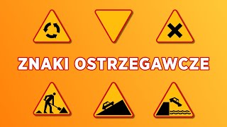 2  Znaki drogowe  Ostrzegawcze [upl. by Bartlet]