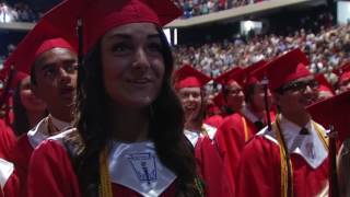 CypressFairbanks ISD 2013 Langham Creek Graduation [upl. by Odracer737]