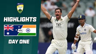 Australia v India 202425  Second Test  Day One [upl. by Evanthe130]