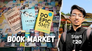 Delhis Cheapest  Book Market  Darya Ganj  Abhishek Anand  Vlog [upl. by Aneeled113]