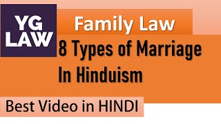 Types of Marriages in Ancient India  Family Law [upl. by Schechinger]