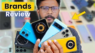 All Smartphone Brands Review in India  2023 Reality [upl. by Ellezig800]