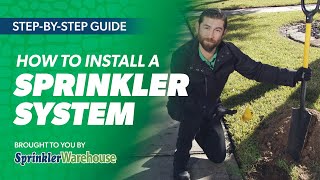 Sprinkler System Install  Overview [upl. by Mahalia]