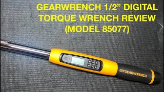 GEARWRENCH Digital Torque Wrench Review [upl. by Ramoj]