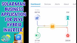 DEYE INVERTER using SOLARMAN business App [upl. by Albers351]