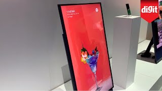 Heres A TV You Can Flip Sideways For Vertical Video Content Samsung Sero TV From CES 2020 [upl. by Crissie997]