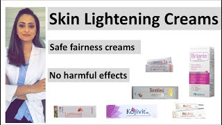 Safe skin lightening creams how to reduce dark spots  best fairness creams  dermatologist [upl. by Colet]