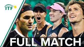 ZverevKerber v FedererBencic  Germany v Switzerland  Full Match  Hopman Cup Final 2019  ITF [upl. by Tani]