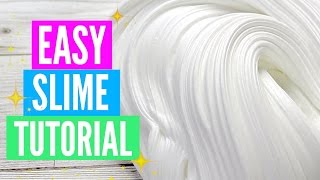 Easy How To Make Slime Tutorial For Beginners [upl. by Crin296]