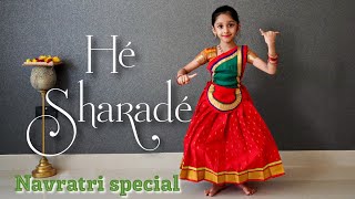 He Sharade  classical dance  Bharatanatya  Kannada dance  Ishanvi Hegde [upl. by Enawyd]