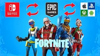 How to Connect Nintendo Switch to ANY Fortnite Epic Account Xbox iPhone PS4 Android [upl. by Ahselet]