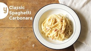 How to Make Classic Carbonara  Yummy Ph [upl. by Muiram]