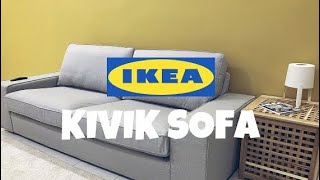 KIVIK Sofa Unboxing amp Assembling  IKEA How To [upl. by Nazario]