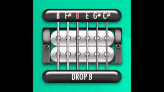 Perfect Guitar Tuner Drop B  B F B E G C [upl. by Ahcarb217]