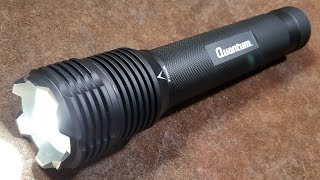 Harbor Freights Brightest Flashlight Yet Quantum 1500 Lumen Zoom Review [upl. by Legge816]