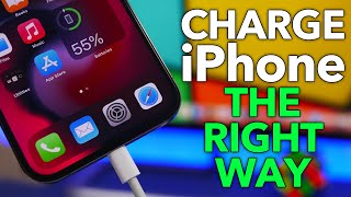 How to Charge Your iPhone the RIGHT Way  MAXIMIZE Battery Life [upl. by Ennayllek775]