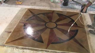 Acrylic Concrete Sealer Application [upl. by Lebasiairam]