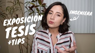 TIPS para LA TESIS Exposición  Tutorial [upl. by Ylaek]