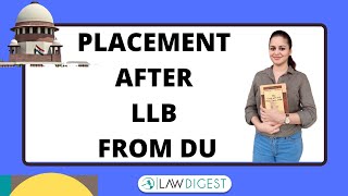 DU LLB Placement and Internship [upl. by Danyluk]