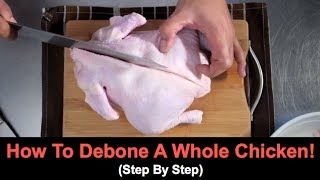 How to Debone a Whole Chicken Sous Vide Chicken Ballotine Recipe [upl. by Pelagi]