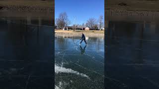 ST IGNACE POND HOCKEY [upl. by Vahe]