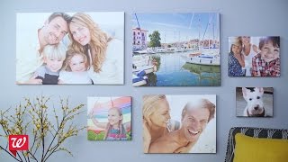 Create Custom Canvas Prints at Walgreens [upl. by Rodi]