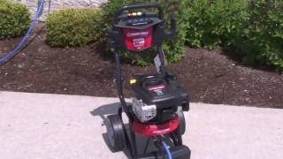 TroyBilt® Pressure Washer Operation [upl. by Ainecey]