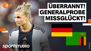 Deutschland – Sambia Highlights  Freundschaftsspiel  sportstudio [upl. by Marianne]