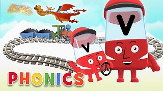 Phonics  Learn to Read  The Letter V  Journey Through the Alphabet  Alphablocks [upl. by Constantia]