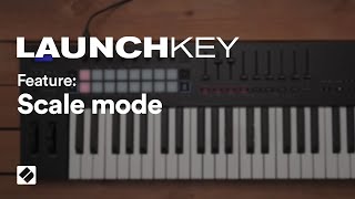 Launchkey MK3  Scale Mode  Novation [upl. by Anielram]