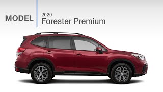 2020 Subaru Forester Premium  Model Review [upl. by Bouzoun]