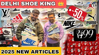 Delhi Shoe Market  Cheapest Shoes in Delhi  Winter Sale 😱  2024  25 Articles  Branded Shoe [upl. by Arag376]