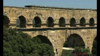 Pont du Gard Roman Aqueduct UNESCONHK [upl. by Znieh]