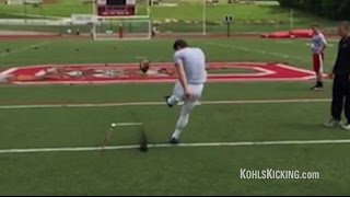 75Yard Field Goal by High School Kicker Logan Tyler [upl. by Baudin18]