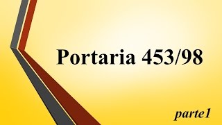 Portaria 45398 pt1 [upl. by Foy]