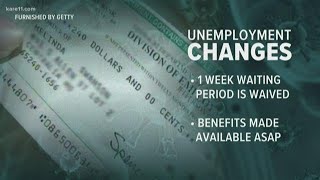 MN eases rules for unemployment benefits [upl. by Leaper]