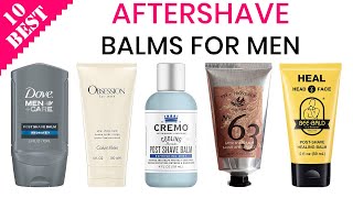 10 Best Aftershave Balms  Top PostShave Balm for Men to Calm and Soften the Skin from Razor Bumps [upl. by Aiderfla148]