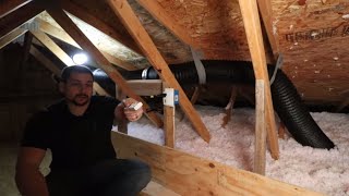 How To Install A Exhaust Fan DIY [upl. by Chasse]