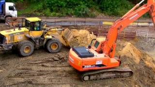 Bagger arbeiten  Großbaustelle [upl. by Dent]